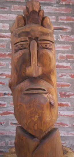 " Azteca " Wood Figurative