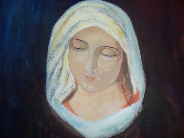 ROSTRO DE VIRGEN Oil Canvas Landscaping