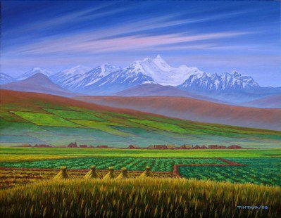 Cordillera Oil Canvas Landscaping