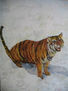 Tigre en la nieve