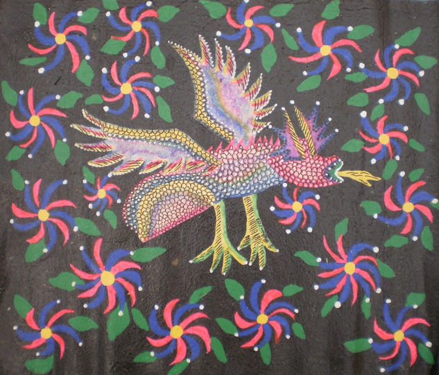 alebrijes II dinosaurio Acrylic Canvas Animals