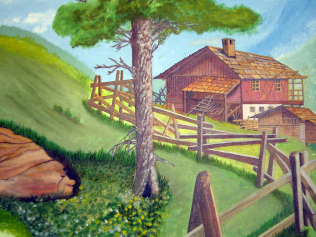 El refugio Oil Canvas Landscaping