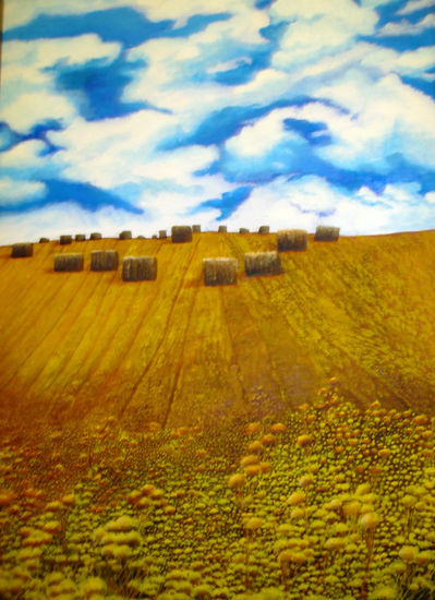 La siega Oil Canvas Landscaping