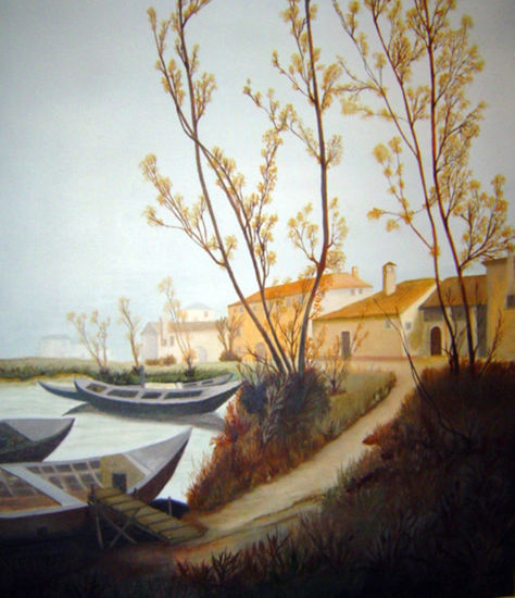 Paises Bajos Oil Canvas Landscaping