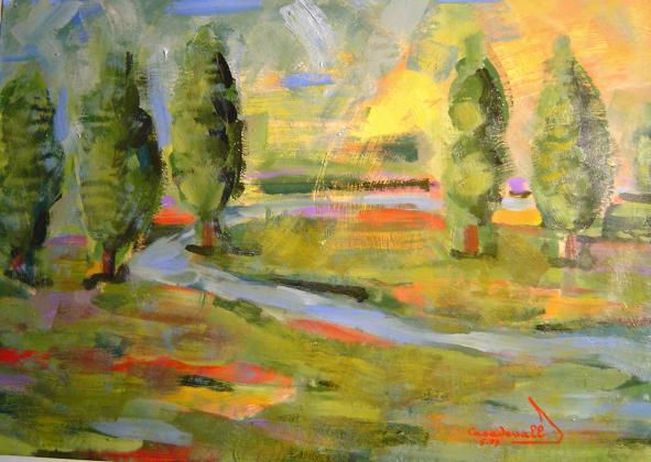 primavera Acrylic Paper Landscaping