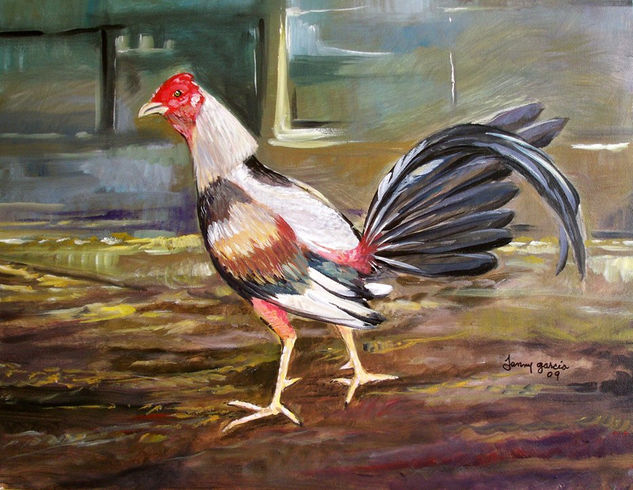 Gallo jiro de pelea,3. Acrylic Textile Landscaping