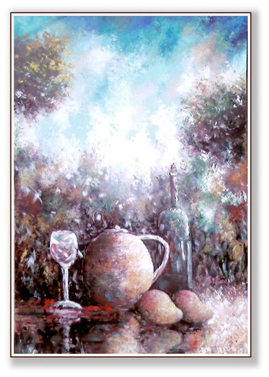 Bodegón 1 Acrylic Canvas Still Life Paintings