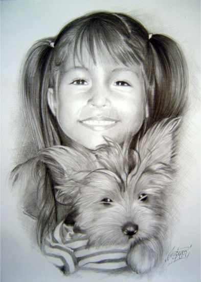 KENESHA Y SU MASCOTA YORKI Charcoal