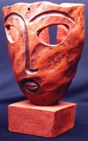 Cabeça Alienígena - Face Zen Pottery Figurative