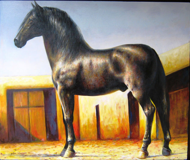 CABALLOS DE MI SABANA Oil Canvas Animals