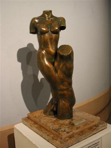 Con solo barro Bronze Figurative