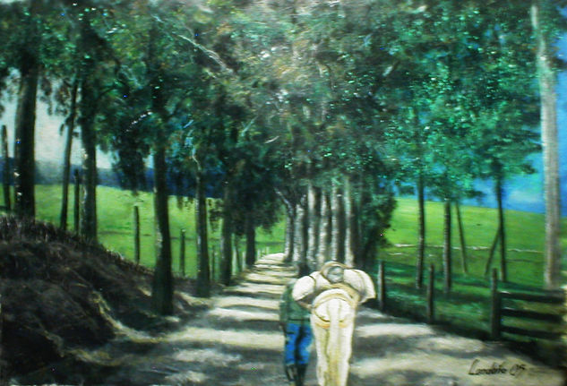 Caminito Oil Canvas