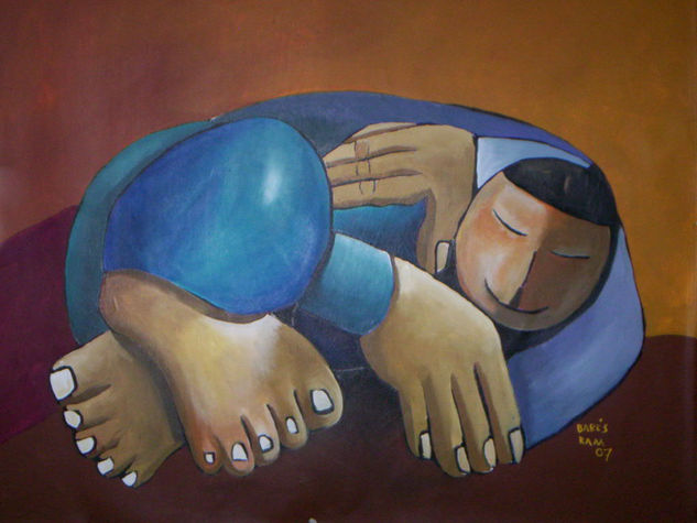 Durmiendo Watercolour Canvas Others