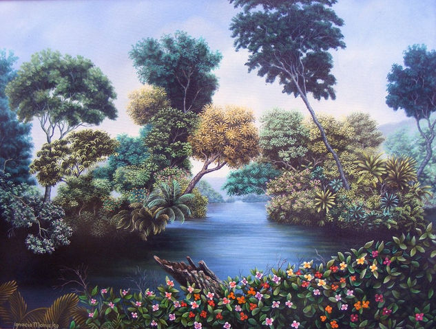 PAISAJES COLOMBIANOS Oil Canvas Landscaping