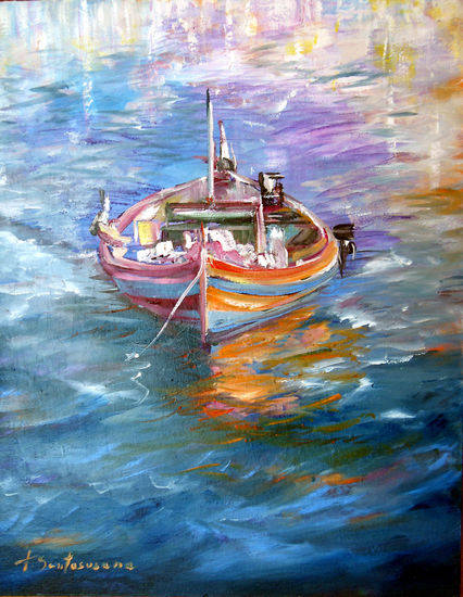 marina 07357 Oil Canvas Marine Painting