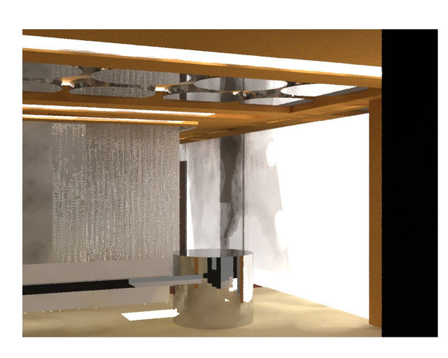 Steel drum and the wall of AHF 