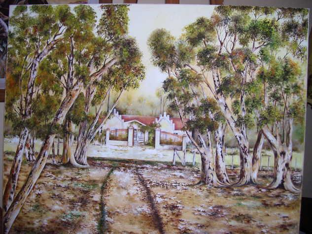 estancia de turismo La ZIta Oil Canvas Landscaping