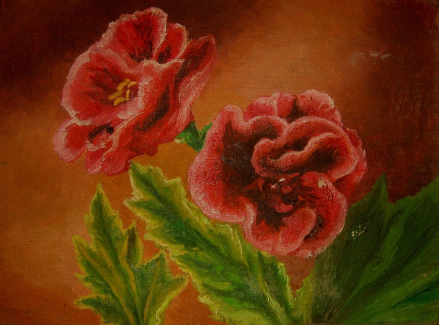 Clavel Oil Canvas Floral Painting