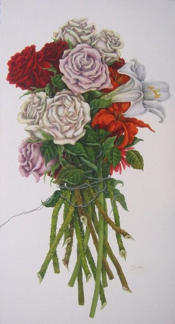 Ramo de Exposicion, Rosas