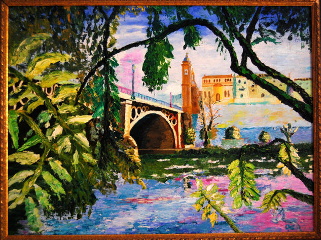 triana Oil Canvas Landscaping