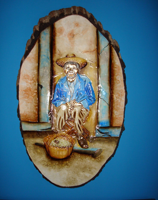 Anciano vendiendo pepitorias