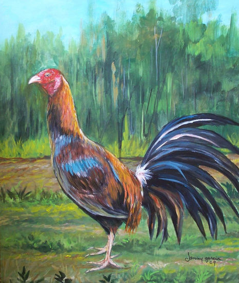 Gallo de pelea,2. Acrylic Textile Landscaping