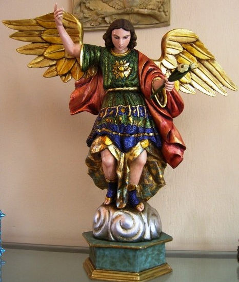 SAN GABRIEL ARCANGEL Wood Figurative