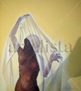 sombra dos Acrylic Canvas Figure Painting