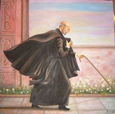 SAN IGNACIO DE LOYOLA (IÑIGO) Oil Canvas Figure Painting