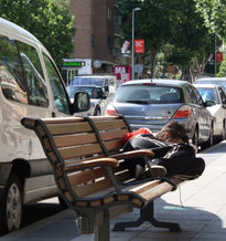 Durmiendo en la calle