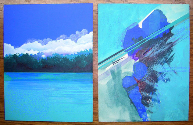 MARINA Acrylic Card Landscaping