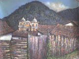 Barrio la Transfiguracion Oil Canvas Landscaping