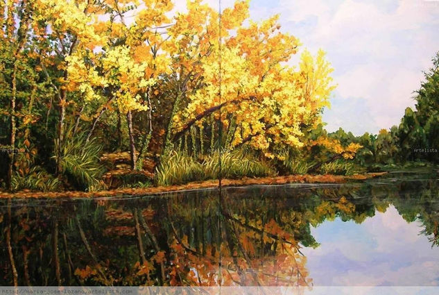 Rio Tajo Acrylic Canvas Landscaping