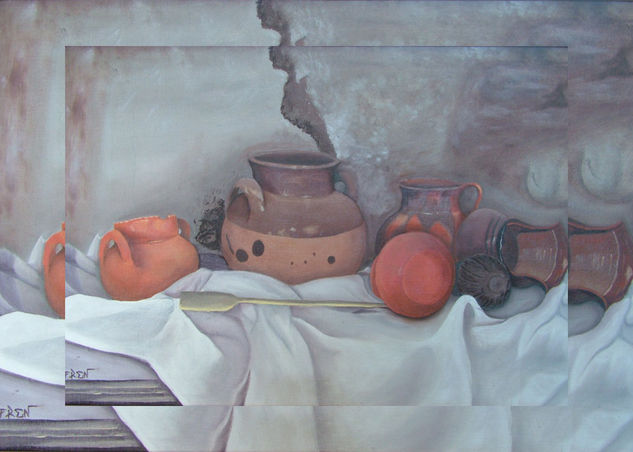 bodegon I Oil Canvas Still Life Paintings