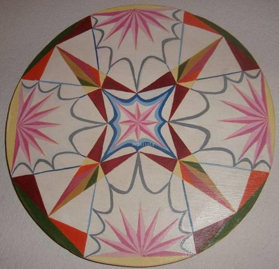 mandala Acrílico Tabla Otros