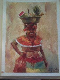 Palenquera cartagenera