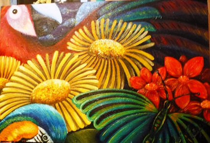 Papagayos y mariposas