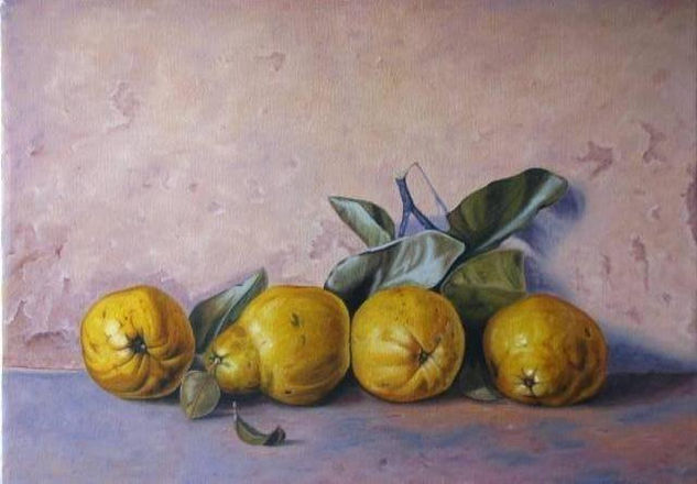 Membrillos Oil Canvas Still Life Paintings