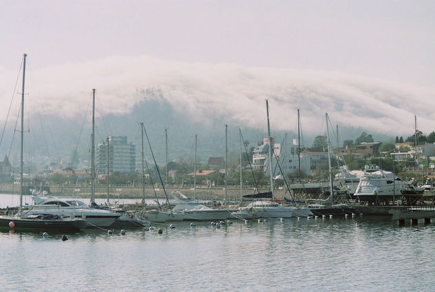 puerto y niebla Naturaleza Color (Química)