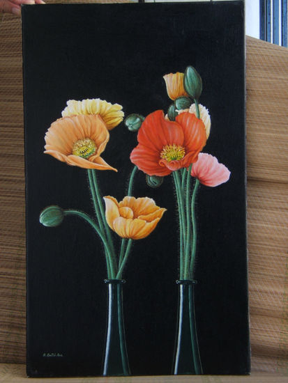 Flores Oil Canvas Floral Painting