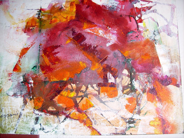 LOS CAMINOS DEL KUMELEN I Mixed media Panel Others