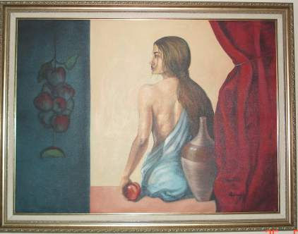 juego de manzanas Oil Canvas