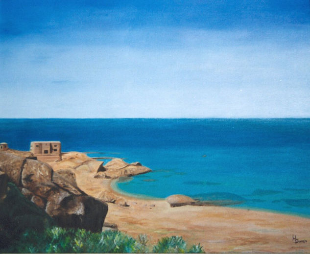 Playa Alemanes-Cádiz Oil Canvas Landscaping