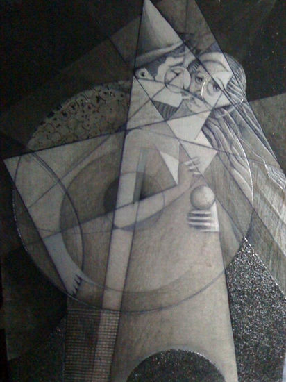 BESO Óleo Tabla Figura