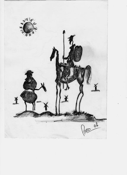 Un  quijote de picasso