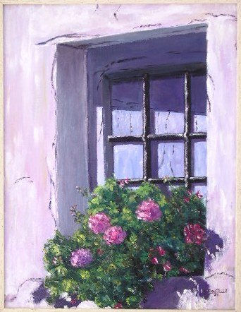 Ventana en primavera