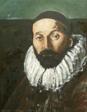 Retrato con volados 