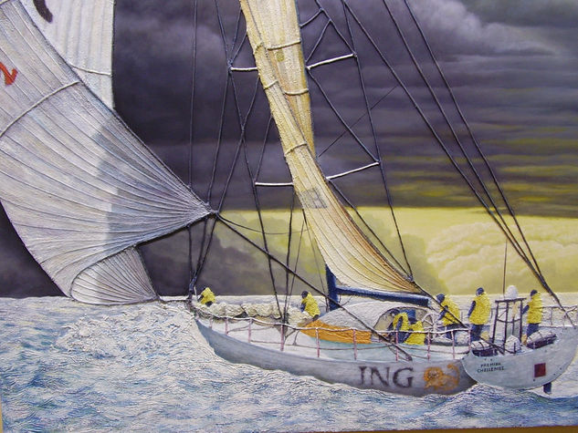 viento de popa Oil Canvas Marine Painting