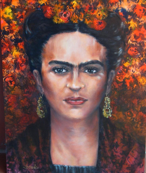 Por Siempre Frida 2 Acrylic Canvas Portrait