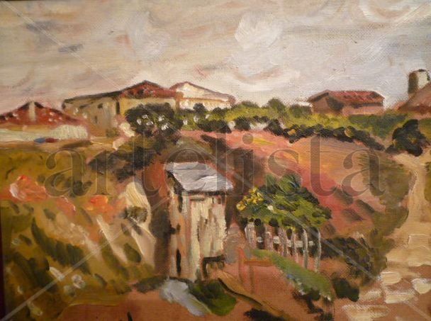 paisaje Oil Panel Landscaping